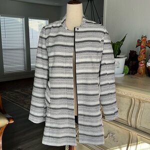 Black White Tweed Jacket